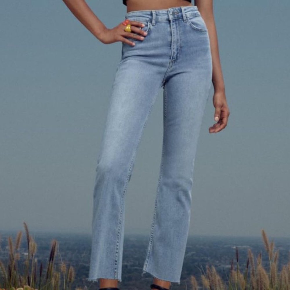 Zara Z1975 HIGH RISE MINI FLARE